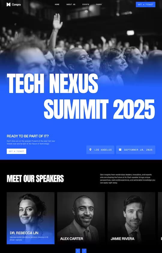 Template website Congra