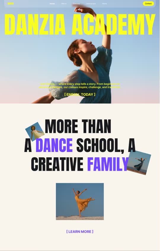 Template website Danzia