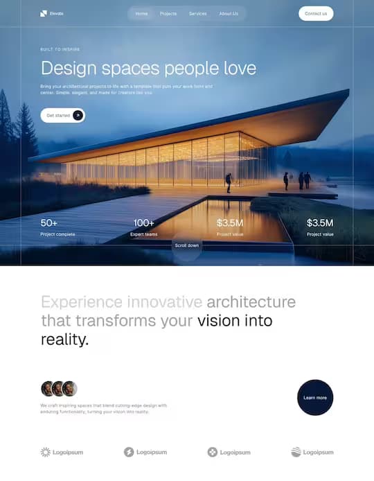 Template website Elevate