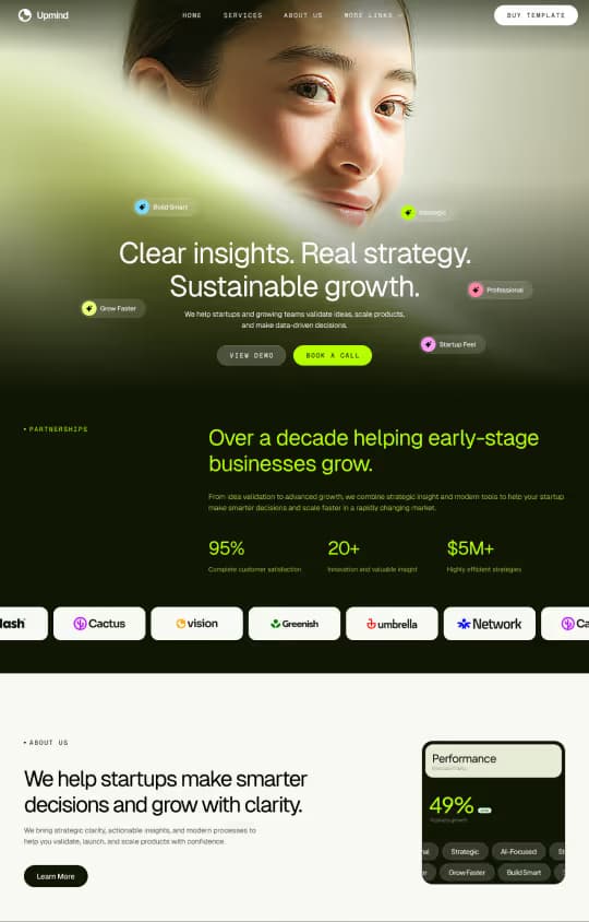 Template website Upmind